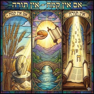 אם אין קמח - אין תורה
