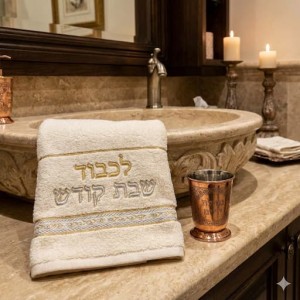 ניגוב הידיים במגבת בשבת