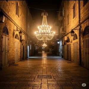 "רק חסרון אחד יש בדירה זו" -  "אין בה היכן לתלות את המנורה"...