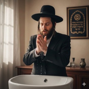 קיצור שלחן ערוך הלכות נטילת ידים לסעודה (סי' מ' ה)