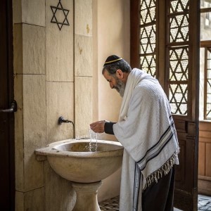קיצור שלחן ערוך הלכות נטילת ידים לסעודה (סי' מ' ה)