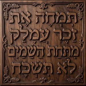 דיני קריאת פרשת זכור