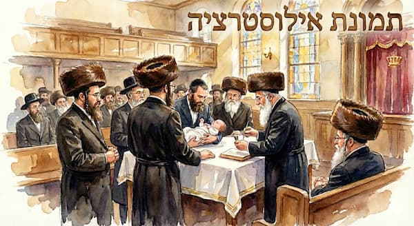  מה אמר מרן החידושי הרי"ם בשמחת הברית של לידת נינו הראשון?!