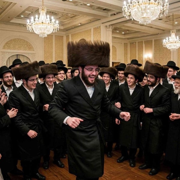 אין לשמח חתן וכלה על ידי אחיזת עיניים