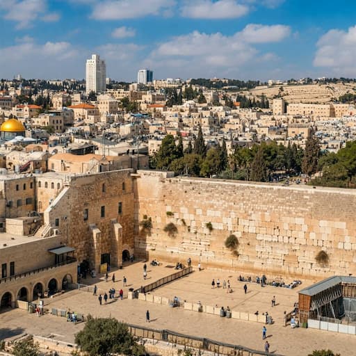 נתיצת אבן מבית הכנסת ומהכותל המערבי