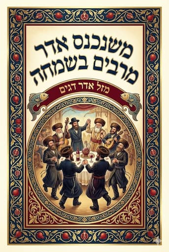  מנהג תליית לוח "משנכנס אדר - מרבים בשמחה"
