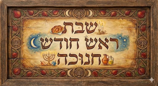  זמן מסוגל: שבת חנוכה כשחל בר"ח טבת - בחינת ראש השנה