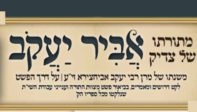 עלון 'אביר יעקב' ויקרא תשפ"ה