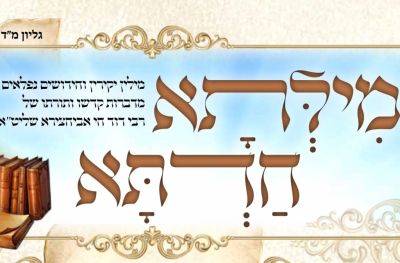 מילתא חדתא  - מסעי תשפ"ב